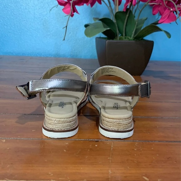 JBU Jambu Myrtle Sandal Charcoal Wedge Gray Silver - Picture 9 of 10